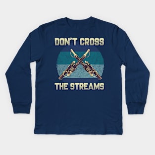 Ghostbusters - Don't Cross Streams Kids Long Sleeve T-Shirt